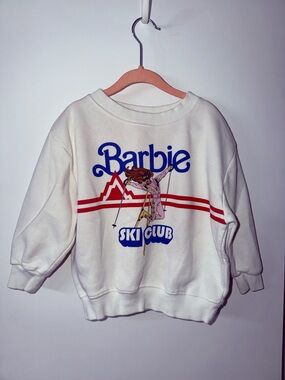 Cotton On Kids Toddler Girl 4T Barbie Sweatshirt